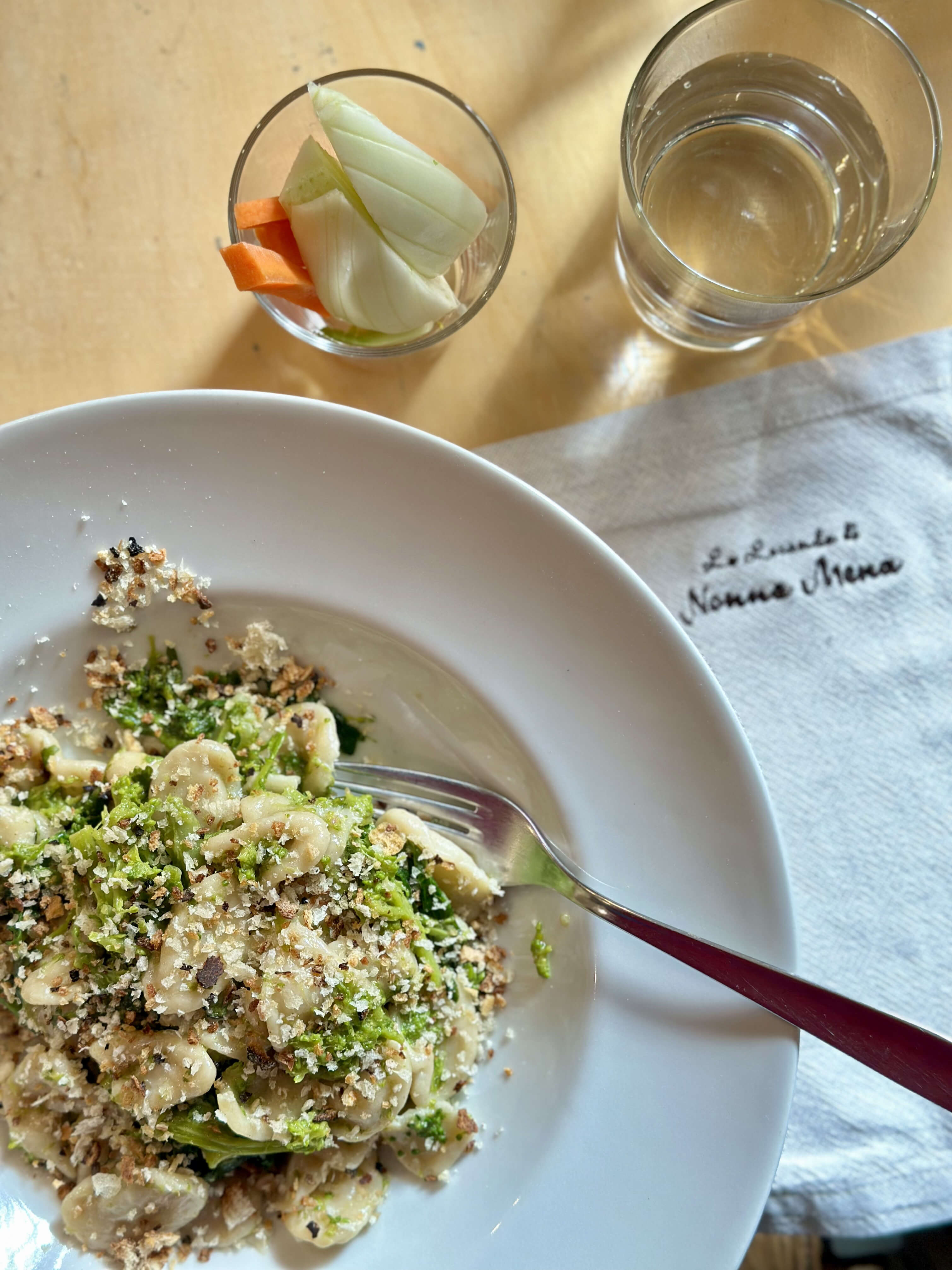 La Locanda di Nonna Mena - orecchiette et cime de navet La Locanda di Nonna Mena - orecchiette et cime de navet