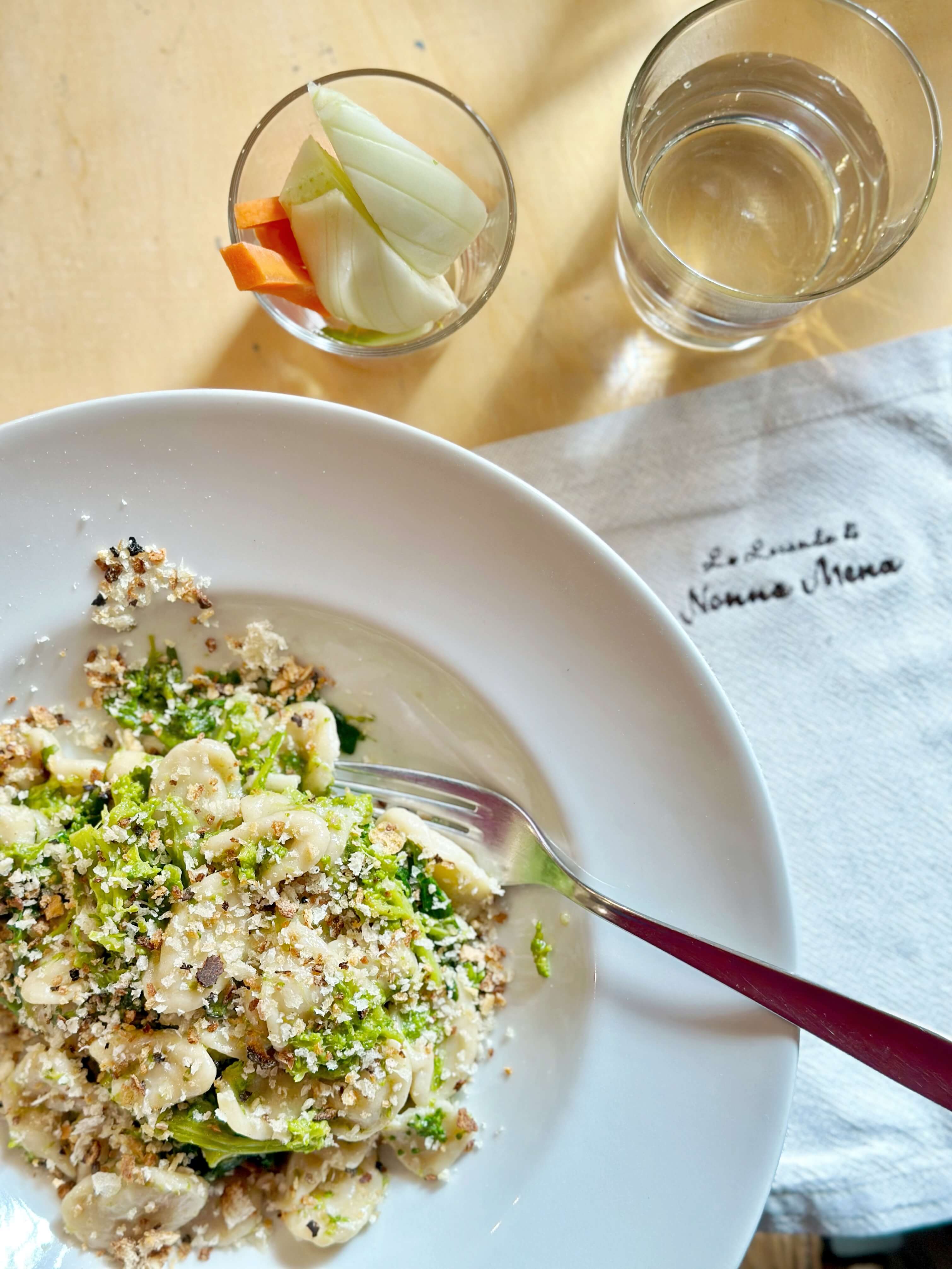 La Locanda di Nonna Mena - Orecchiette aux pousses de navet La Locanda di Nonna Mena - Orecchiette aux pousses de navet